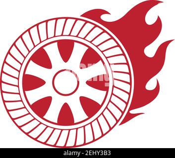 tire logo, emblems and insignia. vector illustration Stock Vector
