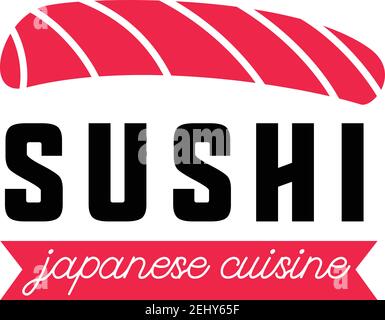japanese logo for japanese restaurant. vector illustration Stock Vector