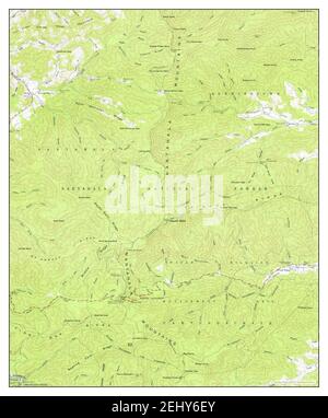 Wayah Bald, North Carolina, map 1957, 1:24000, United States of America ...