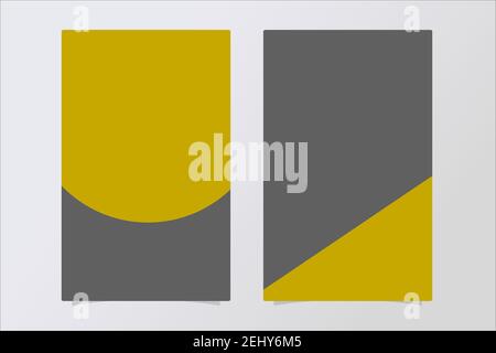 A set of web banner templates. Modern design vector illustration. Stock Vector