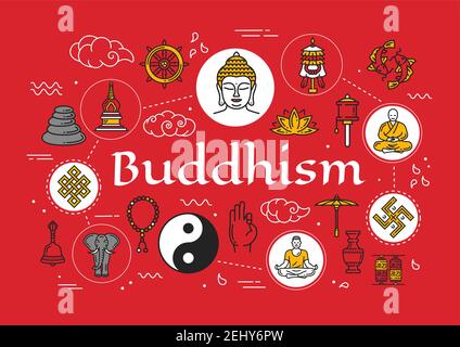 buddha hand gesture mudra line icon vector. buddha hand gesture mudra ...