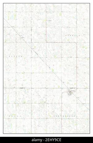 Hampden, North Dakota, map 1970, 1:24000, United States of America by Timeless Maps, data U.S. Geological Survey Stock Photo