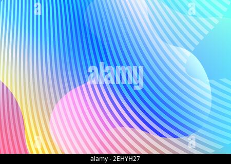 Abstract background with colorful fluid shapes, gradient waves, geometric lines, dynamical forms. Design for poster, banner, card. Abstract liquid Stock Vector