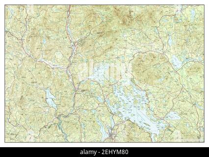 Lake Winnipesaukee Map, New Hampshire