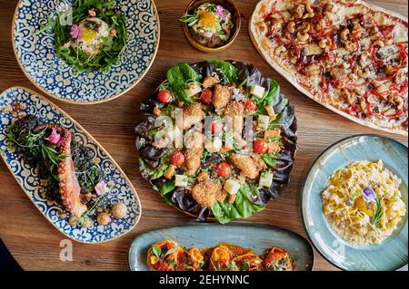 desing food in Granada Stock Photo