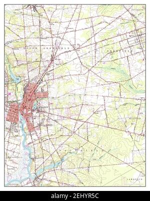 Bridgeton, New Jersey, map 1953, 1:24000, United States of America by Timeless Maps, data U.S. Geological Survey Stock Photo