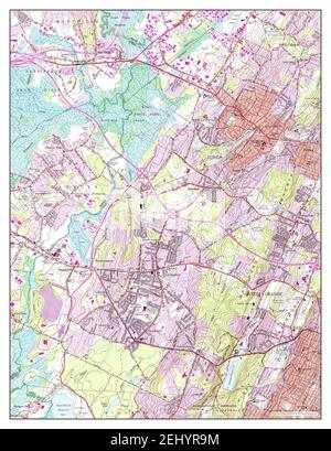 Caldwell, New Jersey, map 1954, 1:24000, United States of America by Timeless Maps, data U.S. Geological Survey Stock Photo