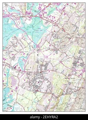 Caldwell, New Jersey, map 1954, 1:24000, United States of America by Timeless Maps, data U.S. Geological Survey Stock Photo