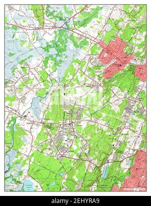 Caldwell, New Jersey, map 1954, 1:24000, United States of America by Timeless Maps, data U.S. Geological Survey Stock Photo