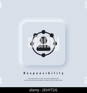 CSR-Corporate Social Responsibility Outline Icon Set and Web Header ...