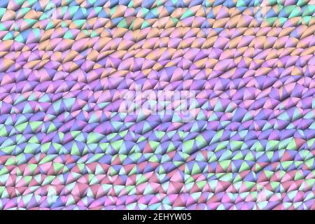 Polygonal colorful mosaic background. Abstract low poly vector illustration. Triangular pattern in halftone style. Template geometric business design Stock Vector