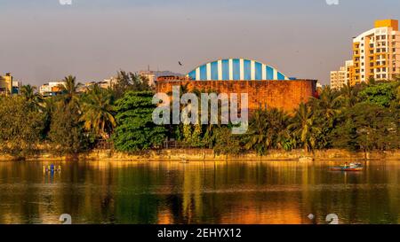 Thane, India, December 22,2020 : Masunda Talao or Talao pali, one of the famous landmark in Thane city for recreation activity by tourists Stock Photo