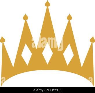 Crown icon design template vector isolated Stock Vector