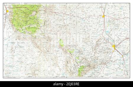 Carlsbad, New Mexico, map 1954, 1:250000, United States of America by Timeless Maps, data U.S. Geological Survey Stock Photo