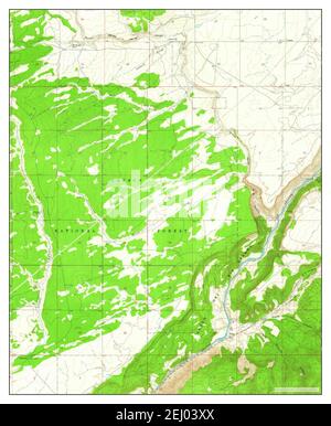 Carson, New Mexico, map 1961, 1:24000, United States of America by Timeless Maps, data U.S. Geological Survey Stock Photo