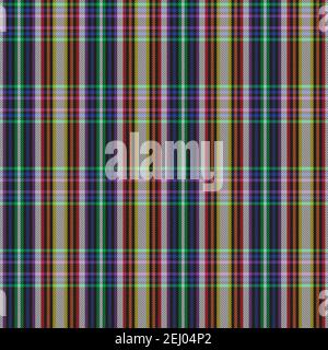Rainbow Plaid, checkered, tartan seamless pattern suitable for fashion textiles and graphics Stock Vector