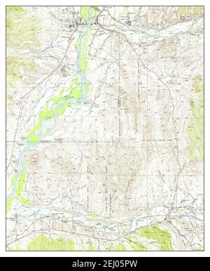 Espanola, New Mexico, map 1953, 1:24000, United States of America by Timeless Maps, data U.S. Geological Survey Stock Photo