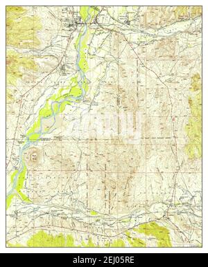 Espanola, New Mexico, map 1953, 1:24000, United States of America by Timeless Maps, data U.S. Geological Survey Stock Photo