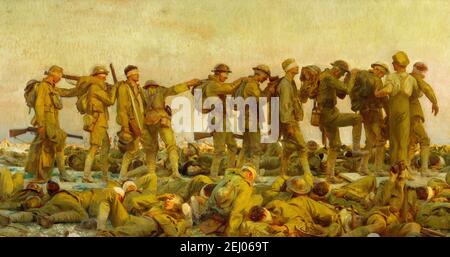 John Singer Sargent's painting from the first world war entitled Gassed ...