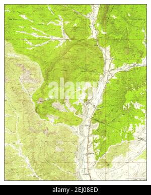 Ojo Caliente, New Mexico, map 1953, 1:24000, United States of America by Timeless Maps, data U.S. Geological Survey Stock Photo