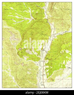 Ojo Caliente, New Mexico, map 1953, 1:24000, United States of America by Timeless Maps, data U.S. Geological Survey Stock Photo