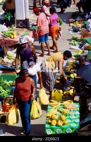 Castries St Lucia Saturday Market Fruit Stock Photo