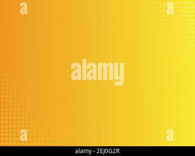 Abstract technology with dots pattern on gradients orange background. vector illustration, circle elements, backdrop or wallpaper Stock Vector