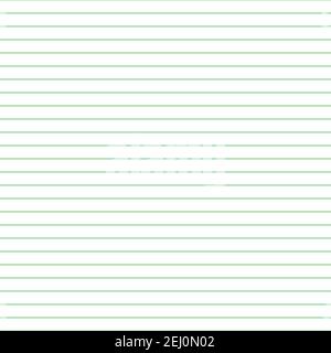 Grid paper. Abstract striped background with color horizontal lines. Geometric seamless pattern for school, wallpaper, textures, notebook. Lined paper Stock Vector