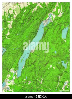 Greenwood Lake, New York, map 1954, 1:24000, United States of America by Timeless Maps, data U.S. Geological Survey Stock Photo