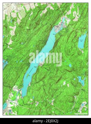 Greenwood Lake, New York, map 1954, 1:24000, United States of America by Timeless Maps, data U.S. Geological Survey Stock Photo