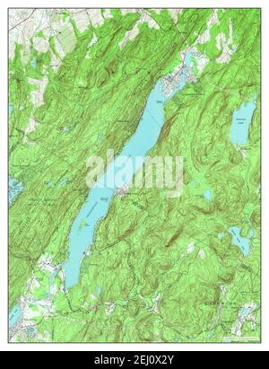 Greenwood Lake, New York, map 1954, 1:24000, United States of America by Timeless Maps, data U.S. Geological Survey Stock Photo