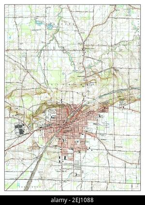 Lockport, New York, map 1980, 1:25000, United States of America by Timeless Maps, data U.S. Geological Survey Stock Photo