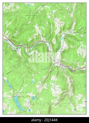 Roscoe, New York, map 1965, 1:24000, United States of America by Timeless Maps, data U.S. Geological Survey Stock Photo