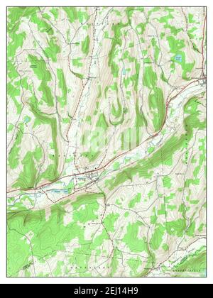 Schenevus, New York, map 1943, 1:24000, United States of America by Timeless Maps, data U.S. Geological Survey Stock Photo