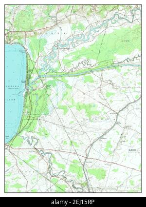 Sylvan Beach, New York, map 1955, 1:24000, United States of America by Timeless Maps, data U.S. Geological Survey Stock Photo