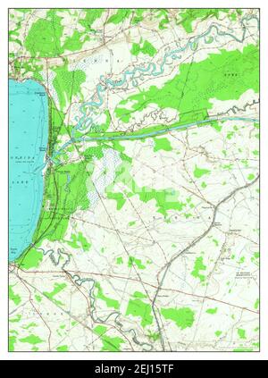 Sylvan Beach, New York, map 1955, 1:24000, United States of America by Timeless Maps, data U.S. Geological Survey Stock Photo