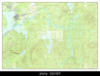 Tupper Lake, New York, map 1979, 1:25000, United States of America by Timeless Maps, data U.S. Geological Survey Stock Photo