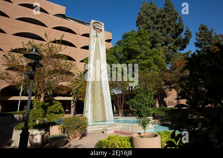 Daytime skyline view of Downtown Riverside, California, USA. Stock Photo