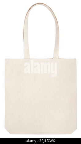 fabric bag isolated on white background with clipping path Stock Photo
