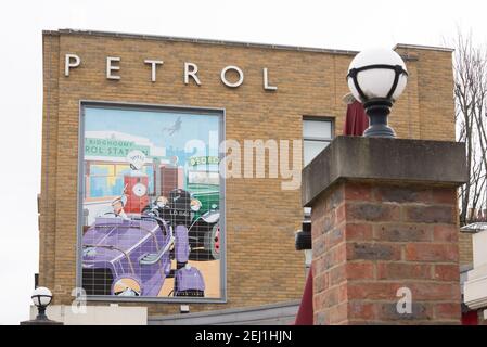 Bloomsbury Service Station Macellaio Fitzrovia 6 Store Street & 2-8 Ridgmount Street Stock Photo