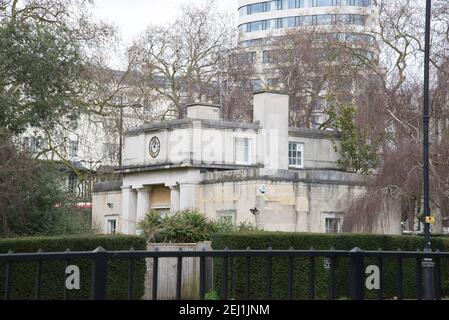 Cumberland Lodge Marble Arch Hyde Park Stock Photo