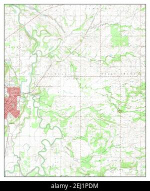 Poteau East, Oklahoma, map 1968, 1:24000, United States of America by Timeless Maps, data U.S. Geological Survey Stock Photo