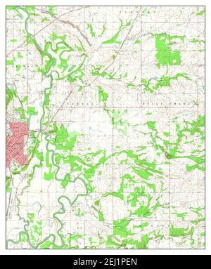 Poteau East, Oklahoma, map 1968, 1:24000, United States of America by Timeless Maps, data U.S. Geological Survey Stock Photo