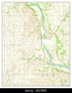 Oklahoma NOS 1963 Conoco Road Map 