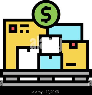 purchase requisition color icon vector illustration Stock Vector Image ...