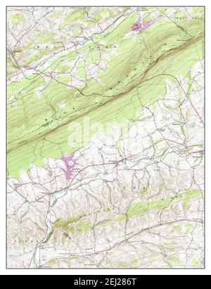 New Tripoli, Pennsylvania, map 1956, 1:24000, United States of America by Timeless Maps, data U.S. Geological Survey Stock Photo
