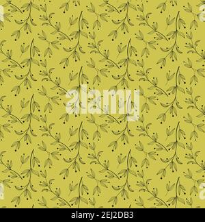 Seamless pattern colorful modern style abstract graphic background from various rounded shapes Stock Vector