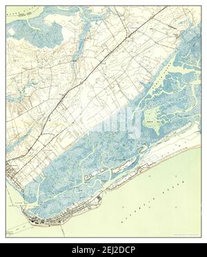 Fort Moultrie, South Carolina, map 1943, 1:24000, United States of America by Timeless Maps, data U.S. Geological Survey Stock Photo