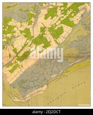 Fort Moultrie, South Carolina, map 1919, 1:21120, United States of America by Timeless Maps, data U.S. Geological Survey Stock Photo