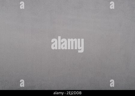 Gray fabric texture - top view and a close-up of a fragment of gray velvet fabric Stock Photo